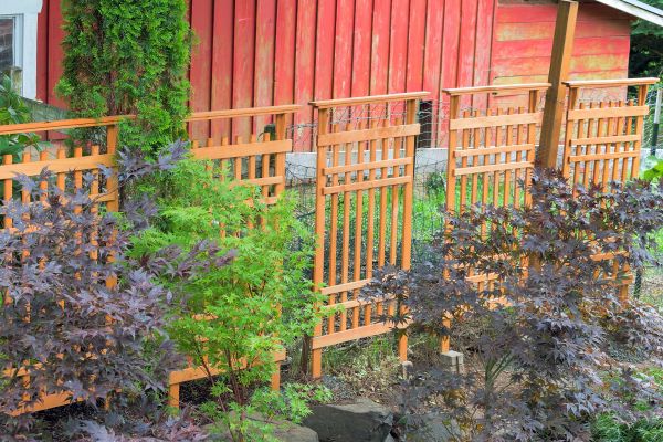 Wood Trellis Mounting in Hilliard